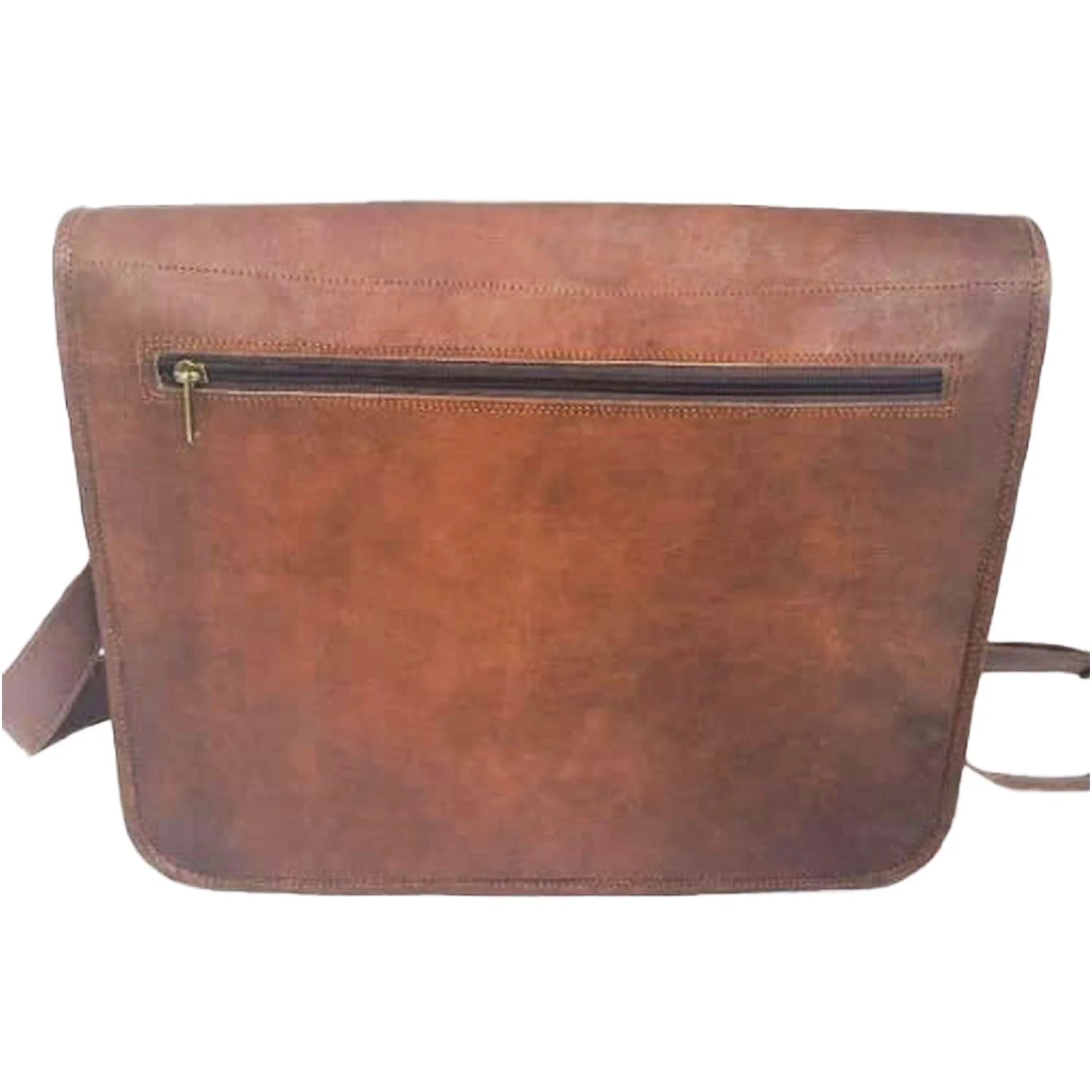 Vintage Mens 16 Inch Leather Laptop Messenger Pro Satchel Mens Bag